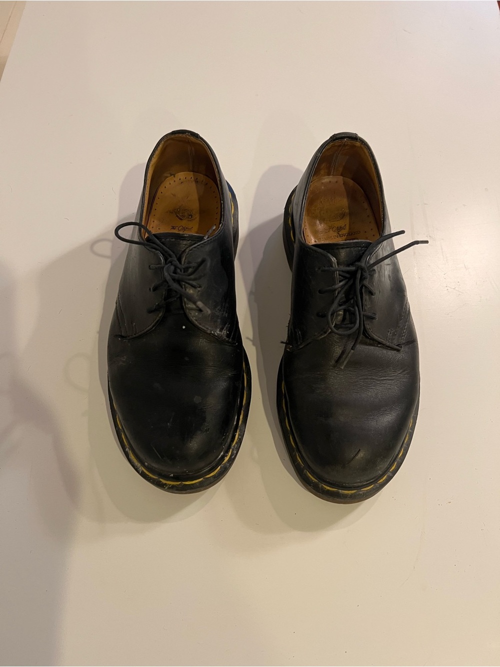 Black Leather women’s Lace-Up Oxford Shoes